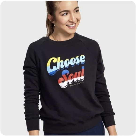 SoulCycle x Spiritual Gangster Old School Choose Soul Pullover L NWT - Picture 2 of 10
